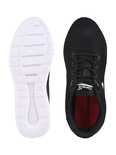 CRUNCH Black Men's Running Shoes